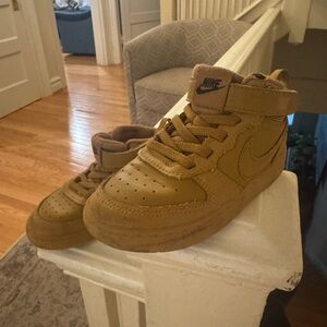 Nike Kids Toddler Brown High-Top Sneakers